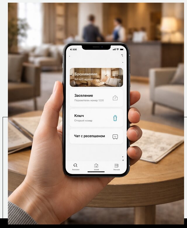 Мобильное приложение для гостей отеля в Ярославле, управление сервисом